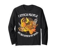I Stitch People My Koi Stitch My Soul Koi Loving Surgeon Long Sleeve T-Shirt
