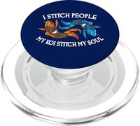 I Stitch People My Koi Stitch My Soul Koi Loving Surgeon PopSockets PopGrip for MagSafe