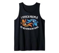 I Stitch People My Koi Stitch My Soul Koi Loving Surgeon Tank Top