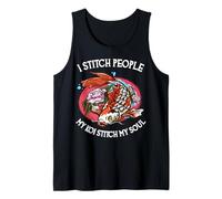 I Stitch People My Koi Stitch My Soul Koi Loving Surgeon Tank Top