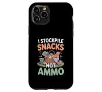 I Stockpile Snacks Not Ammo Funny Soft Prepper Case for iPhone 11 Pro