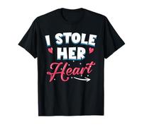 I Stole Her Heart So I Stole His Last Name Couples Matching T-Shirt