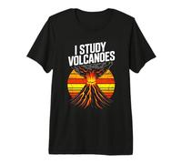 I Study Volcanoes Volcano Scientist Geology Premium T-Shirt