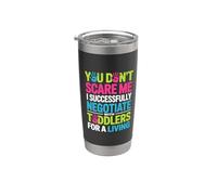 I Successfully Negotiate with Toddlers, Kindergarten Stainless Steel Insulated Tumbler