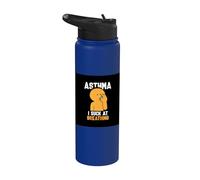 I Suck at Breathing Asthma Awareness - Asthma Stainless Steel Insulated Water Bottle