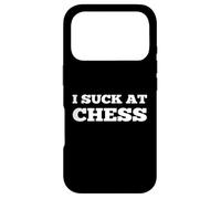 I Suck At Chess Funny Rookie Player New Begginer Gag Joke Case for iPhone 17 Pro