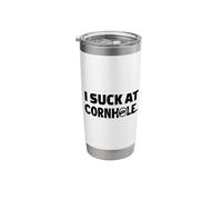 I Suck at Cornhole Stainless Steel Insulated Tumbler