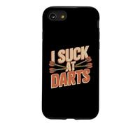 I Suck At Darts Bad Aim Casual Pub Games - Case for iPhone SE (2020) / 7/8