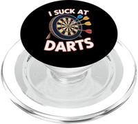 I Suck At Darts Bad Aim Casual Pub Games PopSockets PopGrip for MagSafe