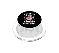 I Suck At Fantasy Football Cute Duck Player PopSockets PopGrip for MagSafe