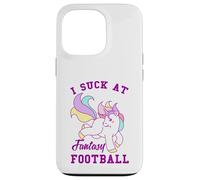 I Suck at Fantasy Football -League Draft, Unicorn, USA Sport Case for iPhone 13 Pro