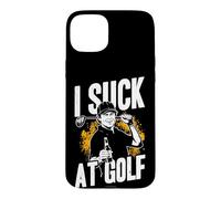 I SUCK AT Golf Funny Golf Humor Case for iPhone 15 Plus