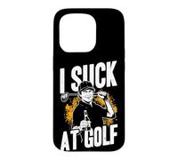 I SUCK AT Golf Funny Golf Humor Case for iPhone 15 Pro