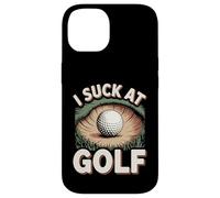 I Suck At Golf Joke Funny Golf Loser Sarcastic Men Golfing Case for iPhone 14