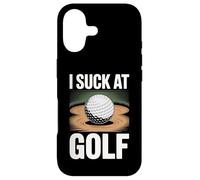 I Suck At Golf Joke Funny Golf Loser Sarcastic Men Golfing Case for iPhone 17