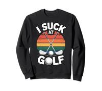 I Suck At Golf Loser Golfing Dad Funny Golf Sweatshirt