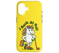 I Suck At Golf Loser Unicorn Sarcastic Golfing Case for iPhone 16