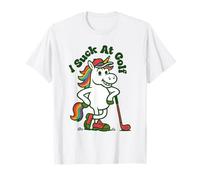 I Suck At Golf Loser Unicorn Sarcastic Golfing T-Shirt