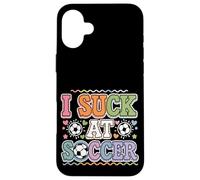 I Suck At Soccer Practice Fails Player |- Case for iPhone 16 Plus