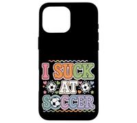 I Suck At Soccer Practice Fails Player |- Case for iPhone 16 Pro Max