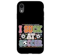 I Suck At Soccer Practice Fails Player |- Case for iPhone XR