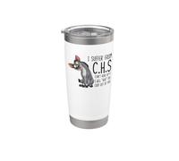 I Suffer from C.H.S Can't Hear Sh-t Funny Donkey Sarcastic Stainless Steel Insulated Tumbler