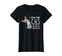 I Suffer from C.H.S Can't Hear Sh-t Funny Donkey Sarcastic Value Graphic T-Shirt