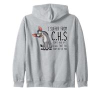 I Suffer From C.H.S Can't Hear Sh-t Funny Donkey Sarcastic Zip Hoodie