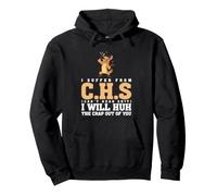 I Suffer From C.H.S Can't Hear Sh-t Funny Hyena Sarcastic Pullover Hoodie