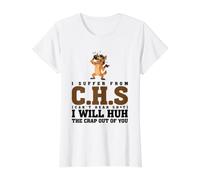 I Suffer from C.H.S Can't Hear Sh-t Funny Hyena Sarcastic Value Graphic T-Shirt