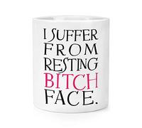 I Suffer from Resting Bitch Face Makeup Brush Pencil Pot