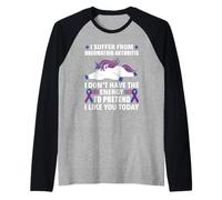 I Suffer from Rheumatoid Arthritis Funny RA Warrior Raglan Baseball Tee
