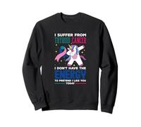 I Suffer From Thyroid Cancer Don't Have Energy To Pretend Sweatshirt