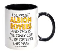 I Support Albion Rovers and This is only Cup -Gift Boxed Mug Present idea for Fan Supporter