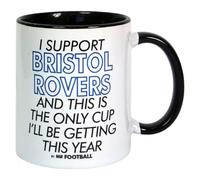 I Support Bristol Rovers and This is only Cup -Gift Boxed Mug Present idea for Fan Supporter