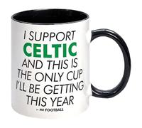 I Support Celtic and This is only Cup -Gift Boxed Mug Present idea for Fan Supporter
