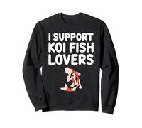 I Support Koi Fish Lovers Japanese Carp Symbol Harmony Peace Sweatshirt