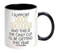 I Support Milton Keynes Dons and This is only Cup -Gift Boxed Mug Present idea for Fan Supporter