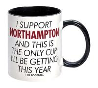 I Support Northampton Town and This is only Cup -Gift Boxed Mug Present idea for Fan Supporter