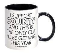 I Support Notts County and This is only Cup -Gift Boxed Mug Present idea for Fan Supporter