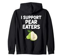 I Support Pear Eaters Sweet Fall Fruits Bartlett Bosc Anjou Zip Hoodie