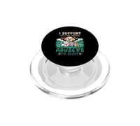 I Support Putting Animal Abusers To Sleep Dog Cat Rescue PopSockets PopGrip for MagSafe