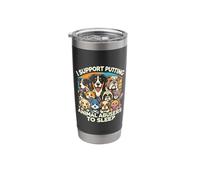 I Support Putting Animal Abusers to Sleep Stainless Steel Insulated Tumbler