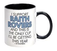 I Support Raith Rovers and This is only Cup -Gift Boxed Mug Present idea for Fan Supporter