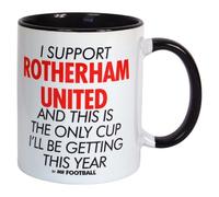 I Support Rotherham United and This is only Cup -Gift Boxed Mug Present idea for Fan Supporter