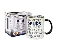 I Support Spurs and This is only Cup -Gift Boxed Mug Present idea for Fan Tottenham Hotspur Supporter