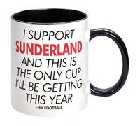 I Support Sunderland and This is only Cup -Gift Boxed Mug Present idea for Fan Supporter