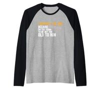I Support The 2nd Because Im Too Young to Die Too Old to Run Raglan Baseball Tee
