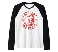 I Support The Claus Raglan Baseball Tee