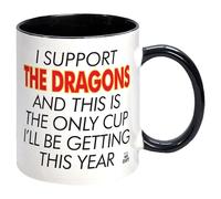 I Support The Dragons Rugby League Mug - Gift for Rugby Fan Catalan